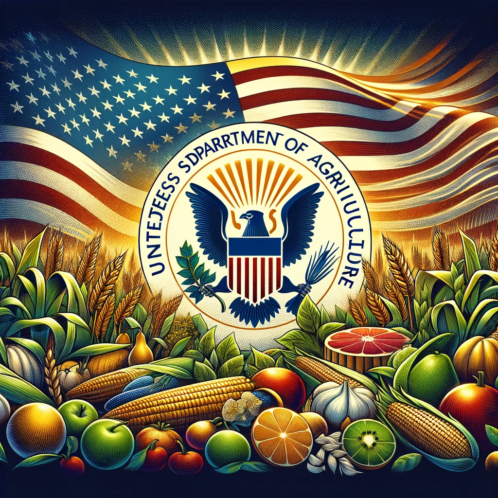 USDA-Prognose Januar 2024 Tabelle mit Agrarrohstoffdaten zu Mais, Sojabohnen und Weizen