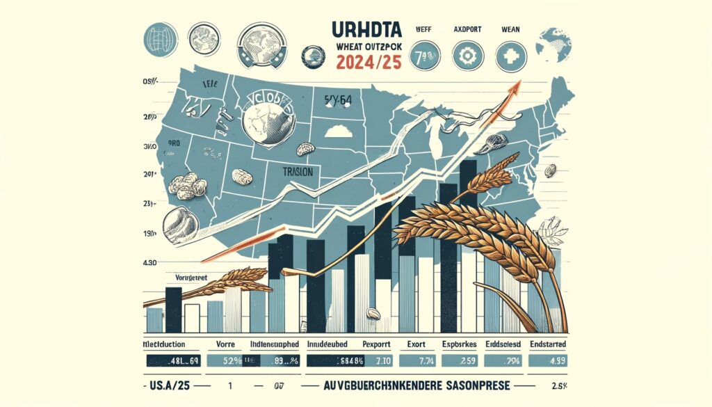 USDA-Weizenausblick 2024/25: Wichtige Trends und Prognosen im Überblick.